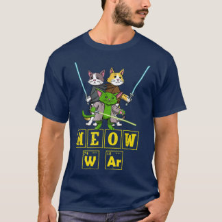 T-shirt Meow Wars Funny Cat Wars 