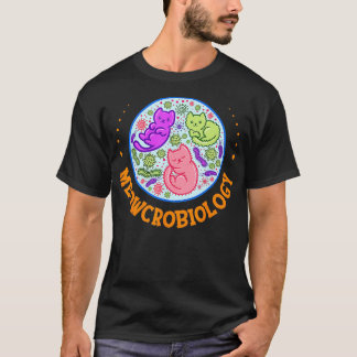 T-shirt Méowcrobiologie Chat Microbiologie Science Biologi