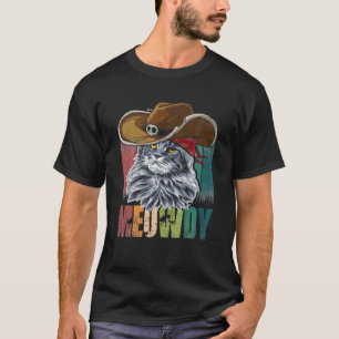 T-shirt Meowdy Amoureux de les chats Drôle Chat S Pour Hom