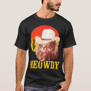 T-shirt Meowdy - Funny Country Music Chat Cowboy Casquette