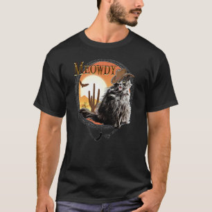 T-shirt Meowdy Mashup Cat Meme