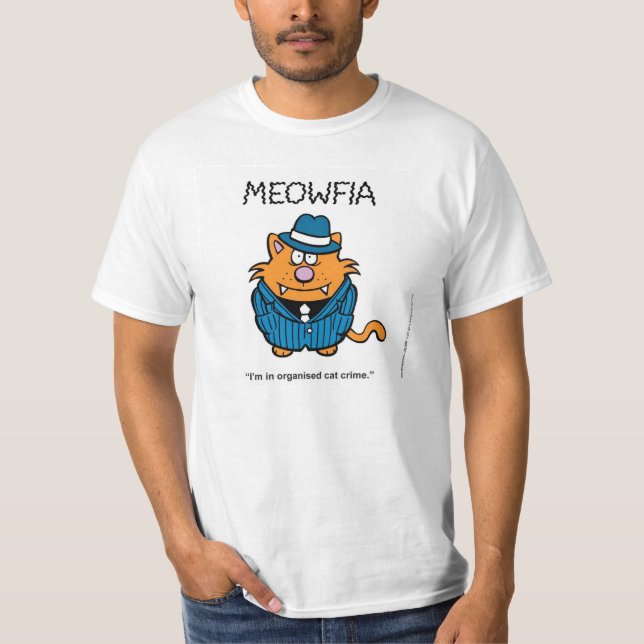 T-shirt MEOWFIA. Apprenez à parler le chat (Devant)