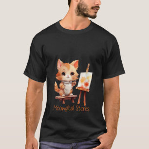 T-shirt Méowgical Stories A Cute Cat Design pour les Amour