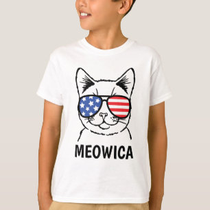 T-shirt Meowica badine la chemise, chat drôle,