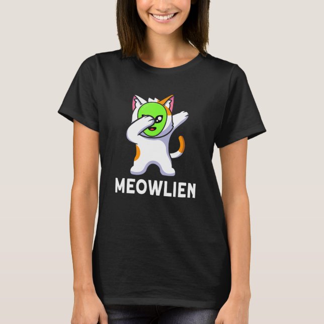 T-shirt Meowlien Aliens (Devant)