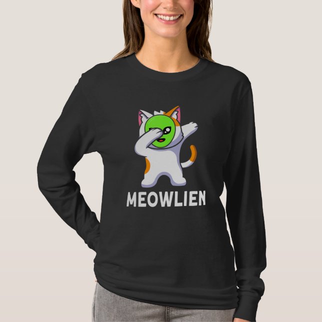 T-shirt Meowlien Aliens (Devant)