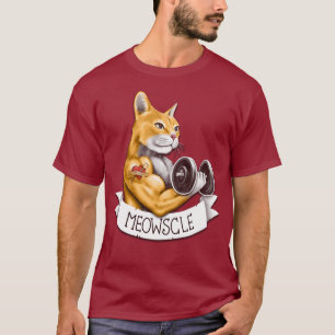 T-shirt Meowscle - Chat Musclé