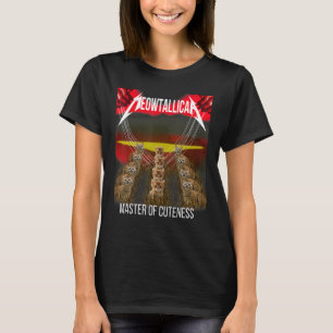 T-shirt Meowtallica maître de la mignonnerie chat drôle
