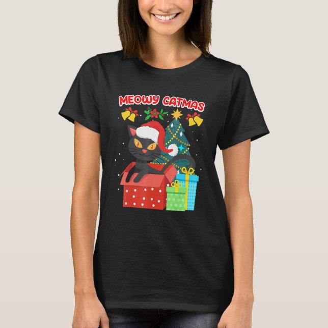 T-shirt Meowy Catmas (Devant)