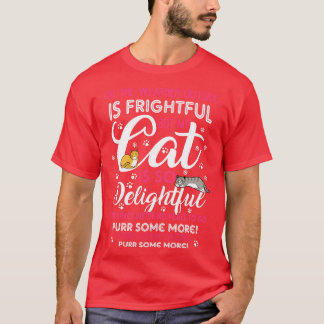 T-shirt Meowy Catmas Funny Christmas Chats Propriétaire Ca