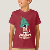 Meowy Christmas Funny Amoureux des chats
