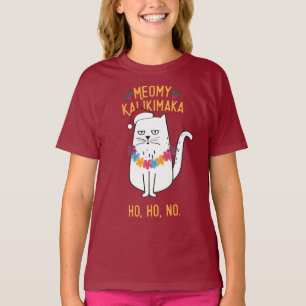 T-shirt Meowy Kalikimaka - Noël drôle de chat 