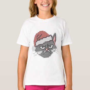 T-shirt Meowy Noël, sale bête - Chat moche