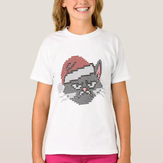 T-shirt Meowy Noël, sale bête - Chat moche
