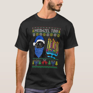 T-shirt Meowzel Tov Sweater d'Hanukkah Laid Cat Chanukah J