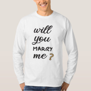 T-shirt M'épouseras-tu ?