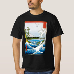 T-shirt Mer à Satta dans la province de Suruga par Ando Hi