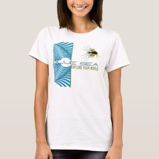 T-shirt Mer bleue