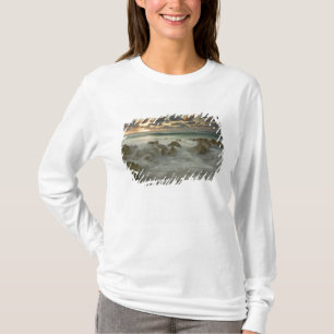 T-shirt Mer des Caraïbes, Îles Caïmans. Vagues déferlantes