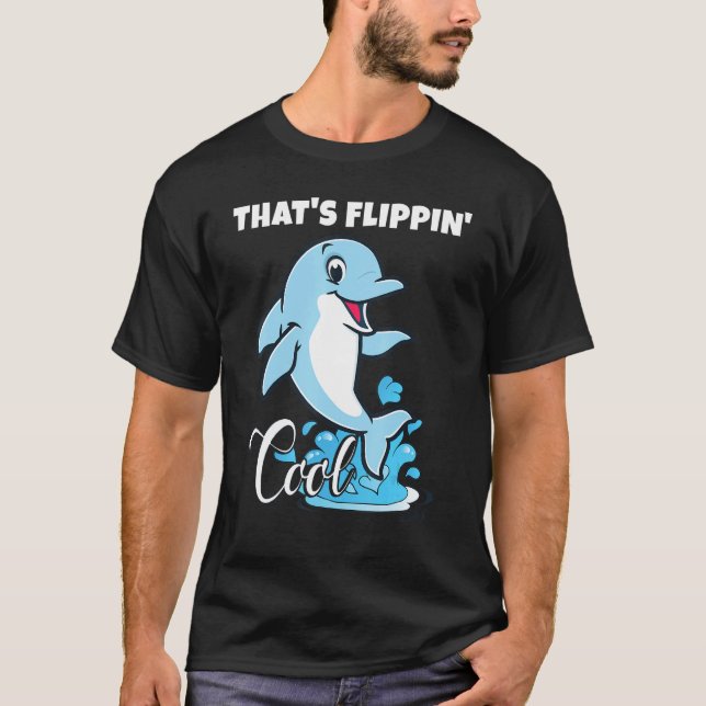 T-shirt Mer des dauphins (Devant)