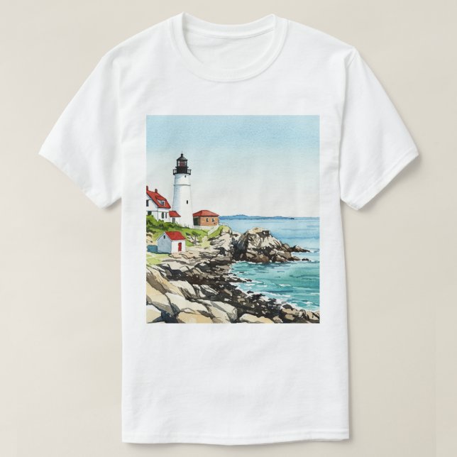 T-shirt Mer et plage (Design devant)