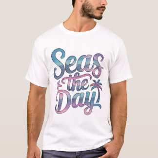 T-shirt Mer Jour été Plage Océan Plage Navigation