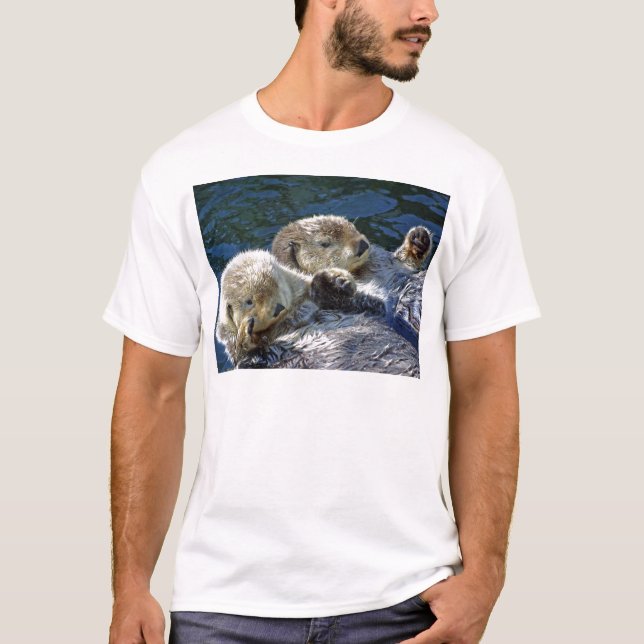 T-shirt Mer-loutres (Devant)