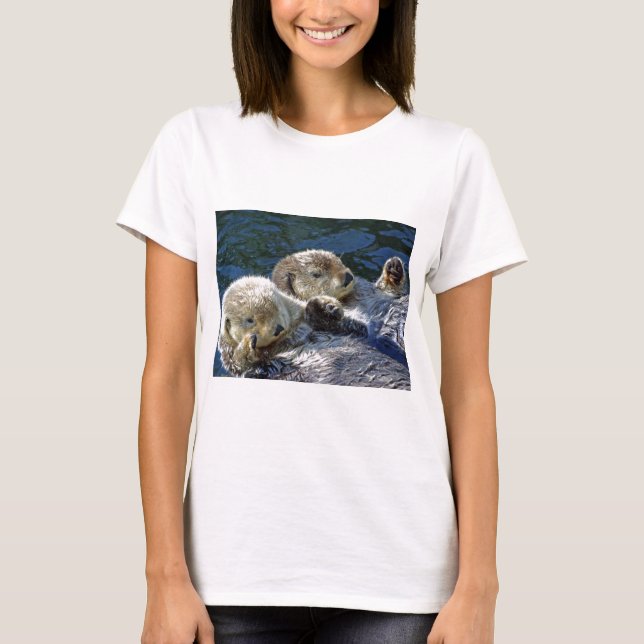 T-shirt Mer-loutres (Devant)