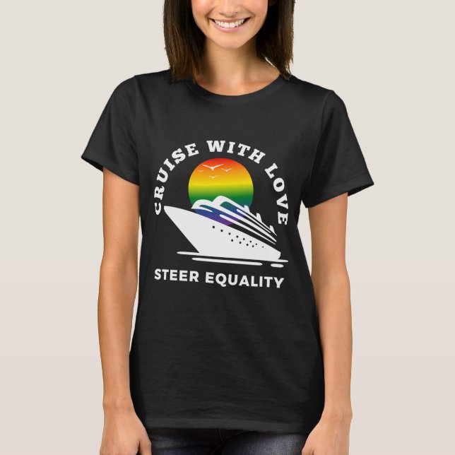T-shirt mer orageuse à Porthleven (Devant)