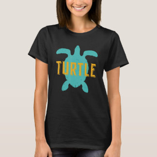 T-shirt Mer Profonde Et Nature Aquarium De La Tortue Vinta