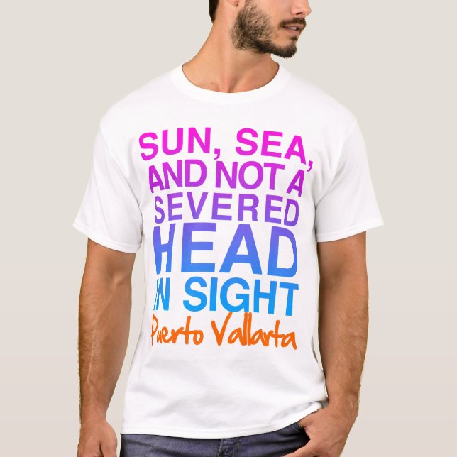 T-shirt Mer Puerto Vallarta de Sun (Devant)