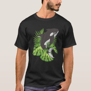 T-shirt Mer tropicale Orca Océan Amoureux des animaux Whal