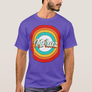 T-shirt Meraz Nom Chemise Vintage Meraz Cercle