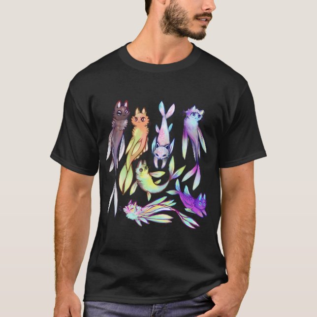 T-shirt mercats variés 2 (Devant)