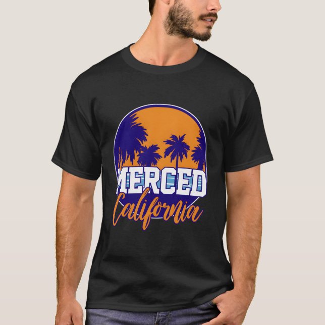 T-shirt Merced California (Devant)