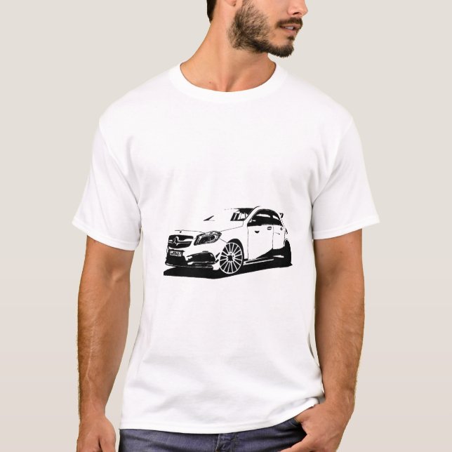T-shirt Mercedes AMG A45 (Devant)