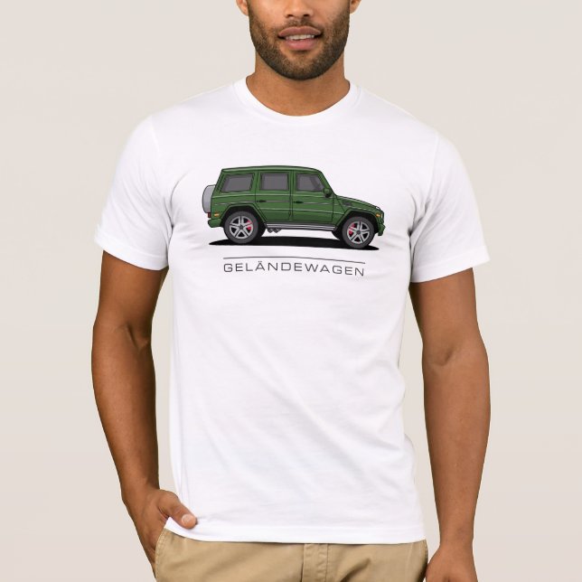 T-shirt Mercedes Benz 4x4 SUV Luxury Car G Wagon (Devant)