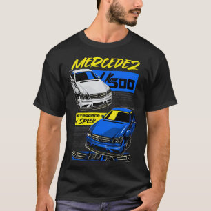T-shirt Mercedes Clk 500 Chef-D'Oeuvre De Vitesse