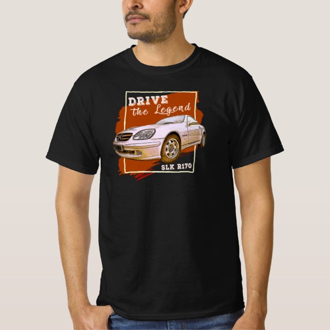 T-shirt Mercedes SLK R170 - Drive the Legend (Devant)