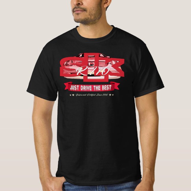 T-shirt Mercedes SLK R 170 - Just drive the best (Devant)