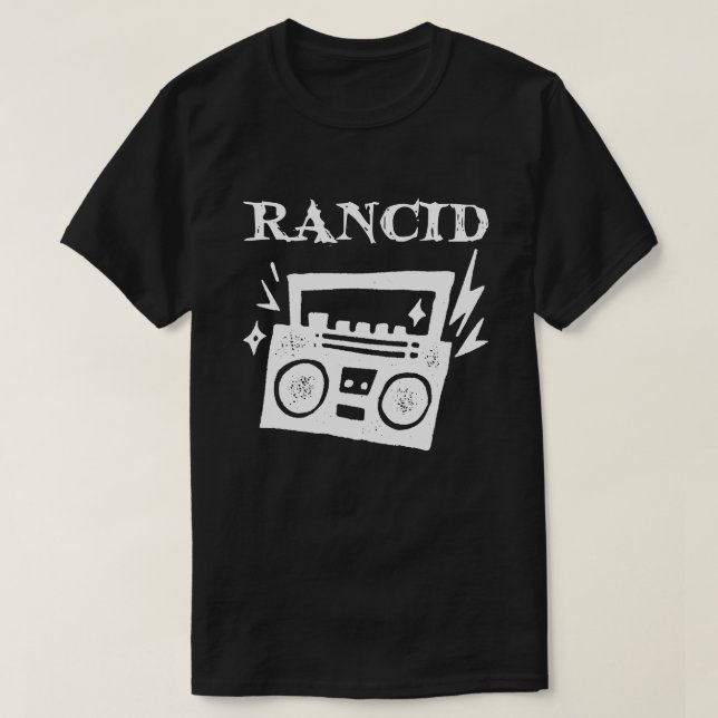 T-SHIRT MERCH RADIO DU GROUPE RANCID (Design devant)