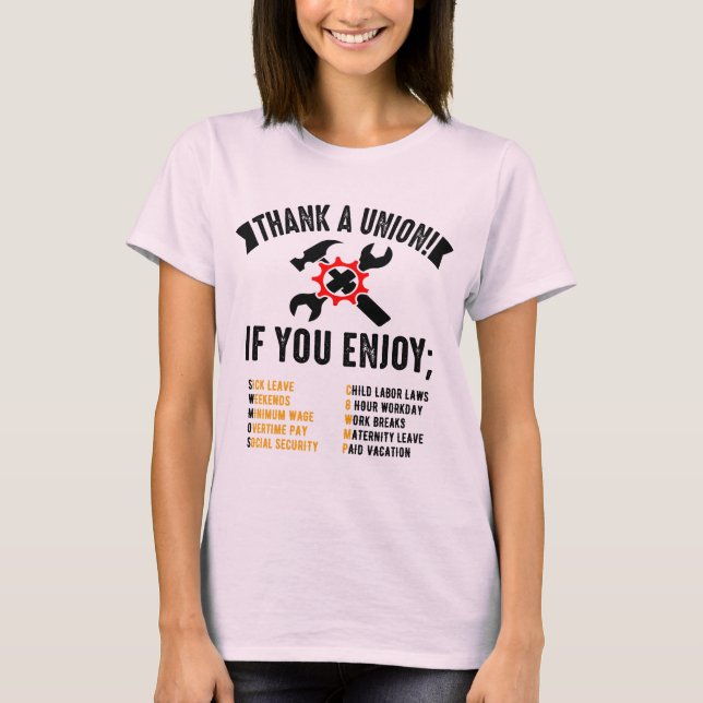 T-shirt Merci à l'Union (Devant)