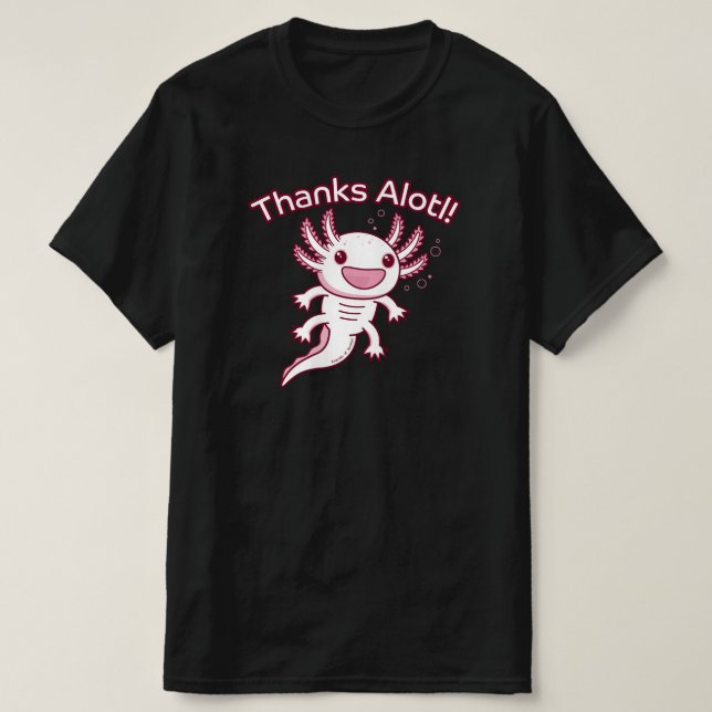 T-shirt Merci Alotl ! - AXOLOTL (Design devant)