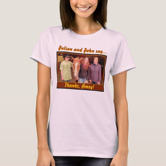 T-shirt Merci, Amey ! (Devant)