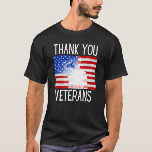 T-shirt Merci Anciens Combattants Boots de Combat Anciens 