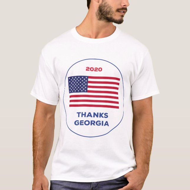 T-shirt Merci aux élections de Géorgie 2020 (Devant)
