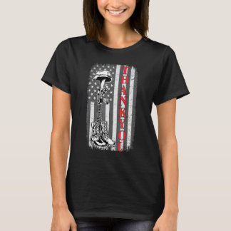 T-shirt Merci aux vétérans Drapeau USA fière Jour des vé