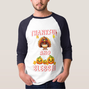 T-shirt Merci béni 23 US Maple Novembre Thanksgiving
