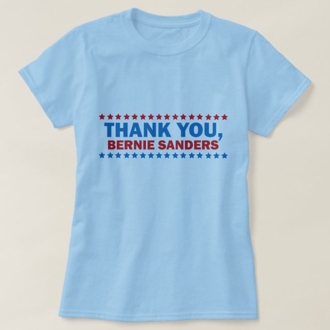 T-shirt Merci, Bernie Sanders (Design devant)