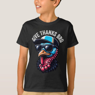 T-shirt Merci Bro Turquie Garçons Enfants Merci Thanksgi